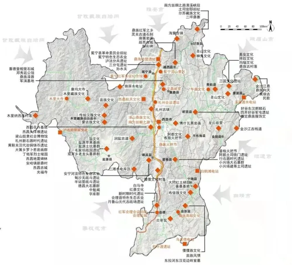 四川凉山地图全图可放大图片_四川凉山地图卫星地图_手机游戏凉山什么的地图