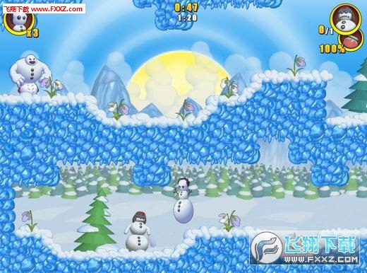 扔雪人手机游戏叫什么_雪人fc游戏_手机游戏扔雪人