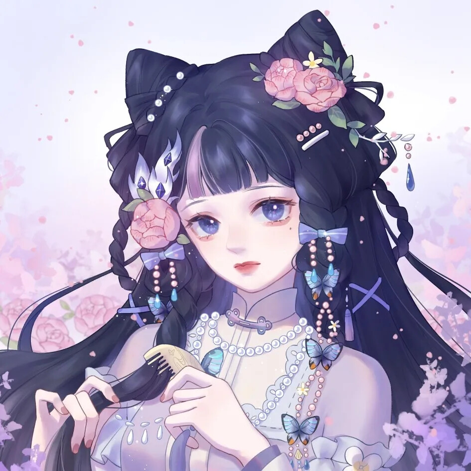 卡通美女头像古风_头像卡通古风美女_头像卡通古风美女图片